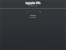 Tablet Screenshot of anglophiledvds.com